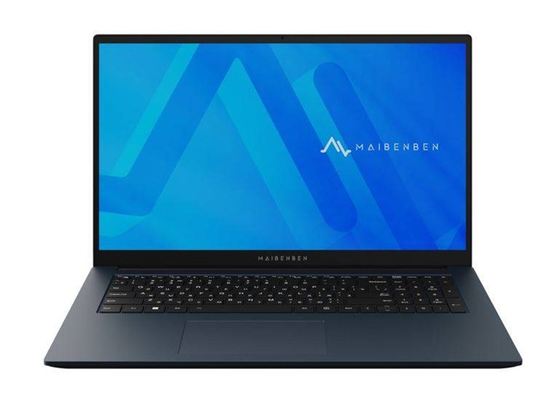 Ноутбук/ Maibenben M17A-R343UM 17.3"(1920x1080 IPS (60Hz))/AMD Ryzen 3 4300U(2.7Ghz)/8192Mb/512PCISSDGb/Int:AMD Radeon/Cam/BT/WiFi/45WHr/war 1y/2.06kg/Blue/Linux + Screen 60Hz, 300nits, 16:9