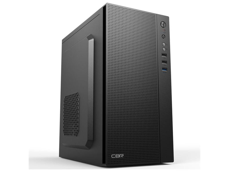 CBR Корпус mATX Minitower MX12, без БП, 1*USB 3.0, 2*USB 2.0, HD Audio+Mic, Black [PCC-MATX-MX12-WPSU]