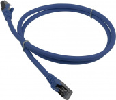 Патч-корд Lanmaster LAN-PC45/S6A-0.5-BL FTP RJ-45 вил.-вилка RJ-45 кат.6A 0.5м синий LSZH