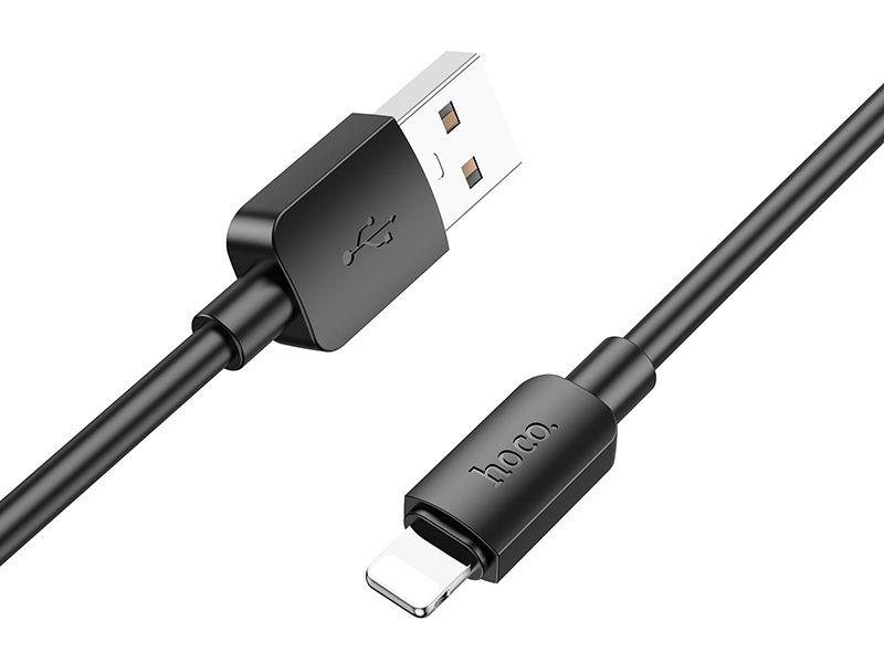 Кабель Hoco X96 Hyper iP USB (m)-Lightning (m) 1м черный коробка
