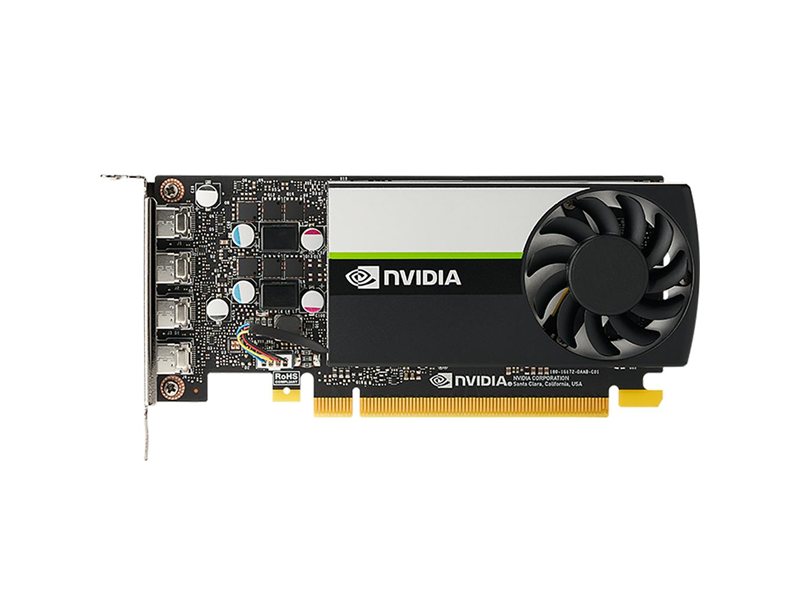 Видеокарта/ VGA NVIDIA QUADRO T1000 8GB, GDDR6/128-bit, PCIe 3.0, 4xmDP, 1-slot, BOX/RTL/PB