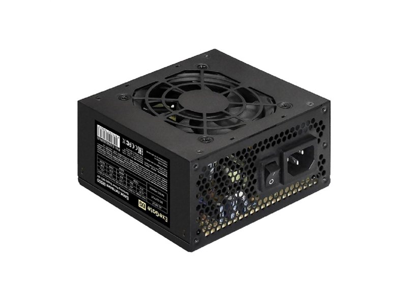 Exegate EX292282RUS Блок питания 550W ExeGate M550 (SFX, APFC, КПД 87% (80 PLUS Silver), 8cm fan, 24pin, (4+4)pin, 2xPCI-E, 3xSATA, 2xIDE, black)