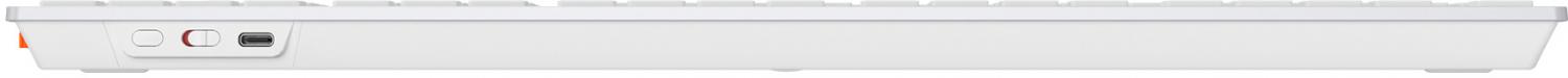Клавиатура A4Tech FBX50C белый USB беспроводная BT/Radio slim Multimedia (FBX50C WHITE)