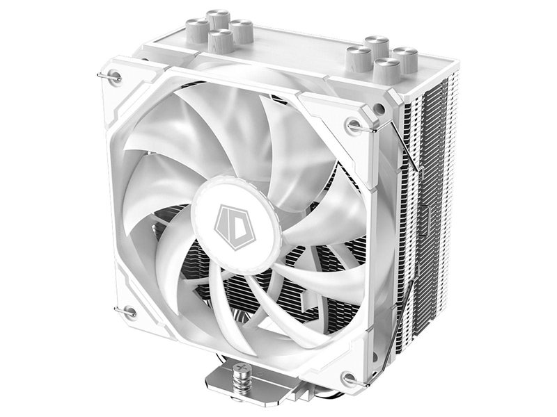 Вентилятор ID-COOLING SE-224-XTS WHITE LGA1700/1200/115X/AM5/AM4 (10шт/кор, TDP 220W, PWM, 4 тепл.трубки прямого контакта, White LED FAN 120mm, белый) RET