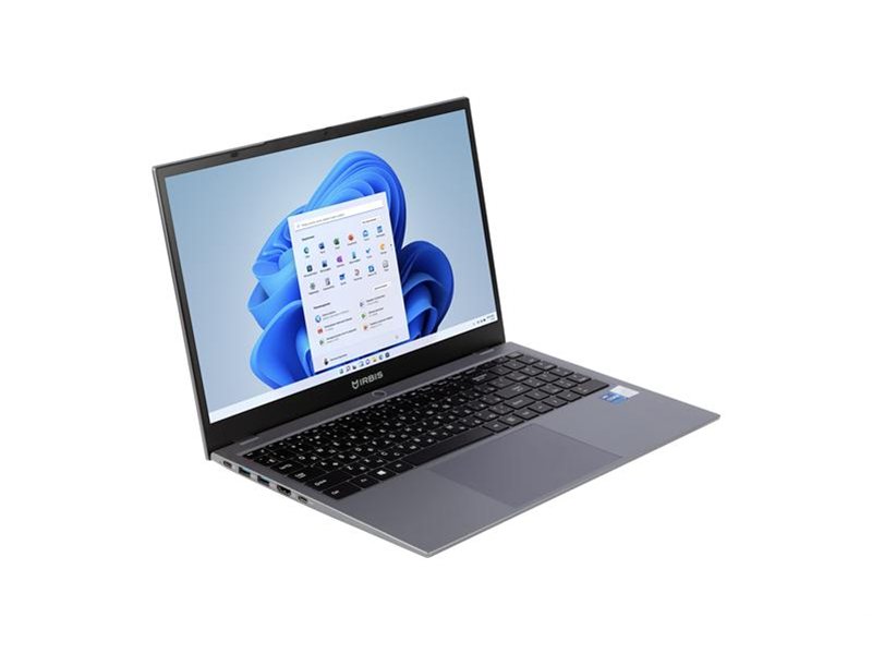 Ноутбук IRBIS SmartBook 15NBP3508 15.6" FHD (1920x1080) IPS 300cd,Core i5-1250P,16Gb LPDDR5-5600,512Gb SSD,Wi-Fi 6+BT5.2,45Wh,Metal case,FP,TPM 2.0,1 type C full function,1.7kg,Grey,1y,Win11Pro