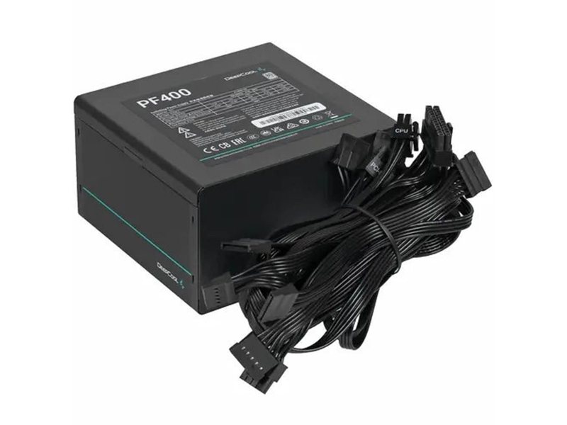 Блок питания Deepcool ATX 400W PF400 80 PLUS 24+2x(4+4) pin APFC 120mm fan 6xSATA RTL