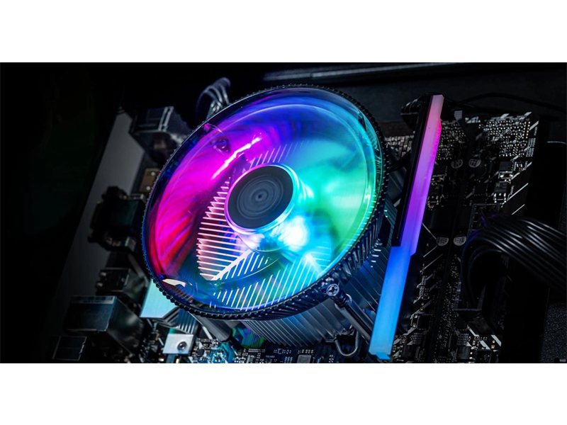 Устройство охлаждения(кулер) Cooler Master i70C ARGB Soc-1700/1851 серебристый/черный 4-pin 28dB Al 130W 400gr Ret (RR-I7C7-18PA-R1)