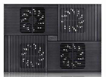 Подставка для ноутбука Deepcool Multi Core X8 (DP-N422-X8BK) 17" 381x268x29мм 23дБ 2xUSB 4x 1290г