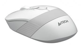 Мышь A4Tech Fstyler FM10 белый/серый оптическая 1600dpi USB 4but (FM10 WHITE)