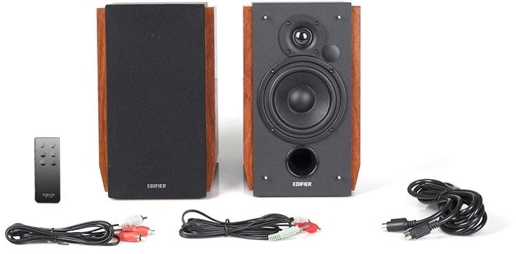 Колонки Edifier R1700BT 2.0 коричневый 66Вт BT