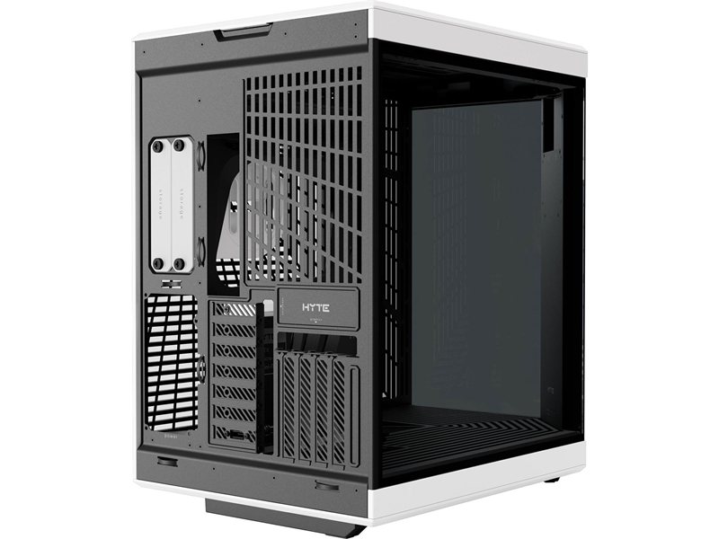 Корпус без блока питания/ Case HYTE Y70 Touch Infinite, Midi-Tower, TG, LCD, no fans, 2xUSB-A 3.2, 1xUSB Type-C, E-ATX, ATX, mATX, mITX White Panda