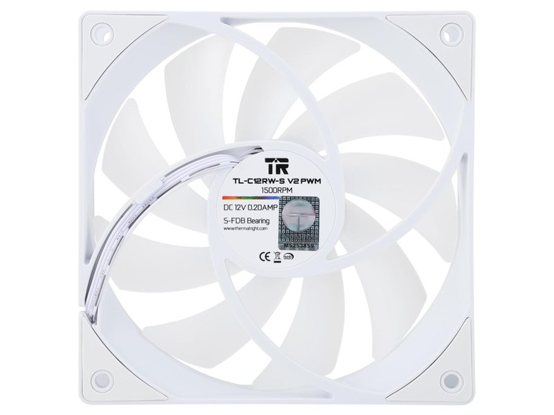 Thermalright Вентилятор TL-C12RW-S V2 / Reverse / ARGB / 120mm PWM / TRTLC12RWSV2