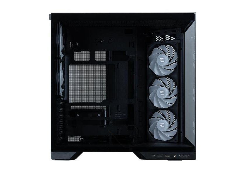 корпус ZALMAN D50, ATX, BLACK, WINDOW, 1xCombo (2.5'' or 3.5''), 2x2.5'', 2x3.5'', 1xUSB TYPE-C, 2xUSB3.0, SIDE 3x120 ARGB, REAR 2x120 ARGB