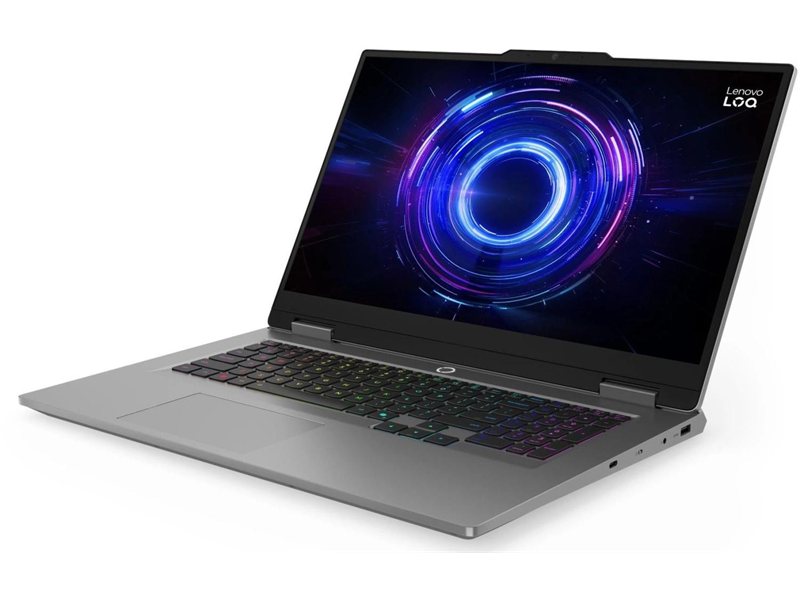 Ноутбук Lenovo LOQ 17IRX10 Core i5 13450HX 16Gb SSD512Gb NVIDIA GeForce RTX5050 8Gb 17.3" IPS FHD (1920x1080) без ОС grey WiFi BT Cam (83JH0089RK)