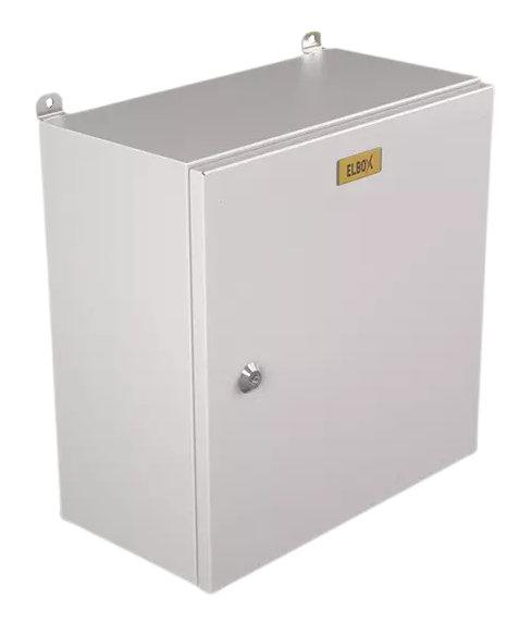 Шкаф электротехнический Elbox EMW-800.500.300-1-IP66 потол.пан. пан.основ. монтаж.пан. одноствор. настенный 800мм 500мм 300мм 285мм IP66 несъемн.бок.пан. 150кг серый сталь уличный всепогодный