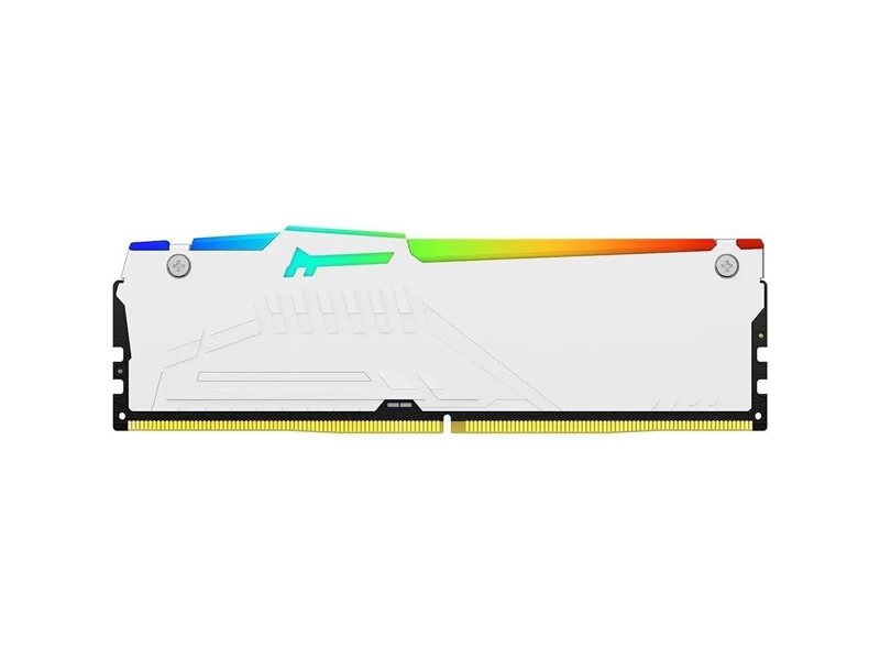 Память оперативная/ Kingston 32GB 5600MT/s DDR5 CL40 DIMM FURY Beast White RGB XMP