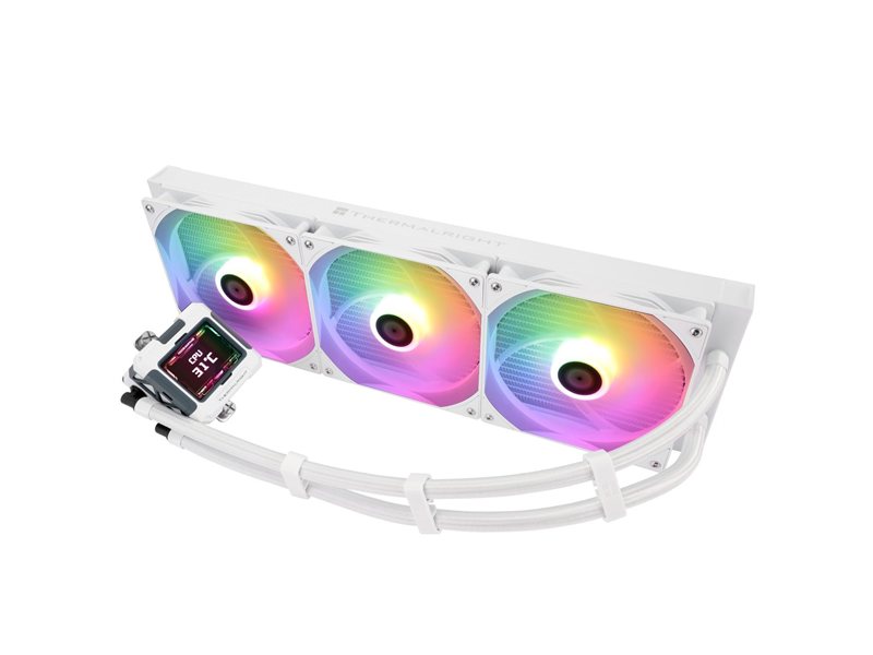 Thermalright Система водяного охлаждения Frozen Warframe 420 White ARGB / 3x140mm ARGB PWM Fans / TRFW420AW