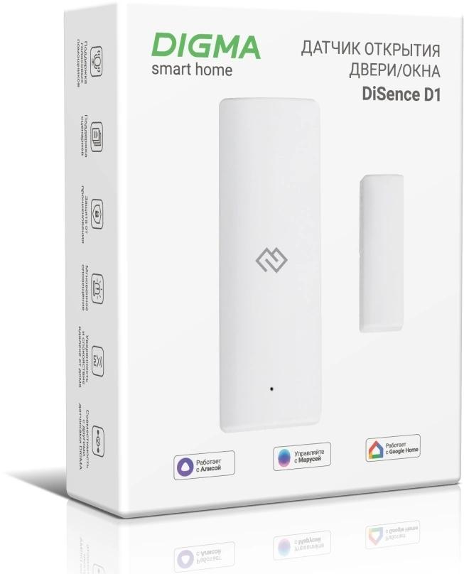Датчик откр.двери/окна Digma DiSense D1 (DSD1) белый