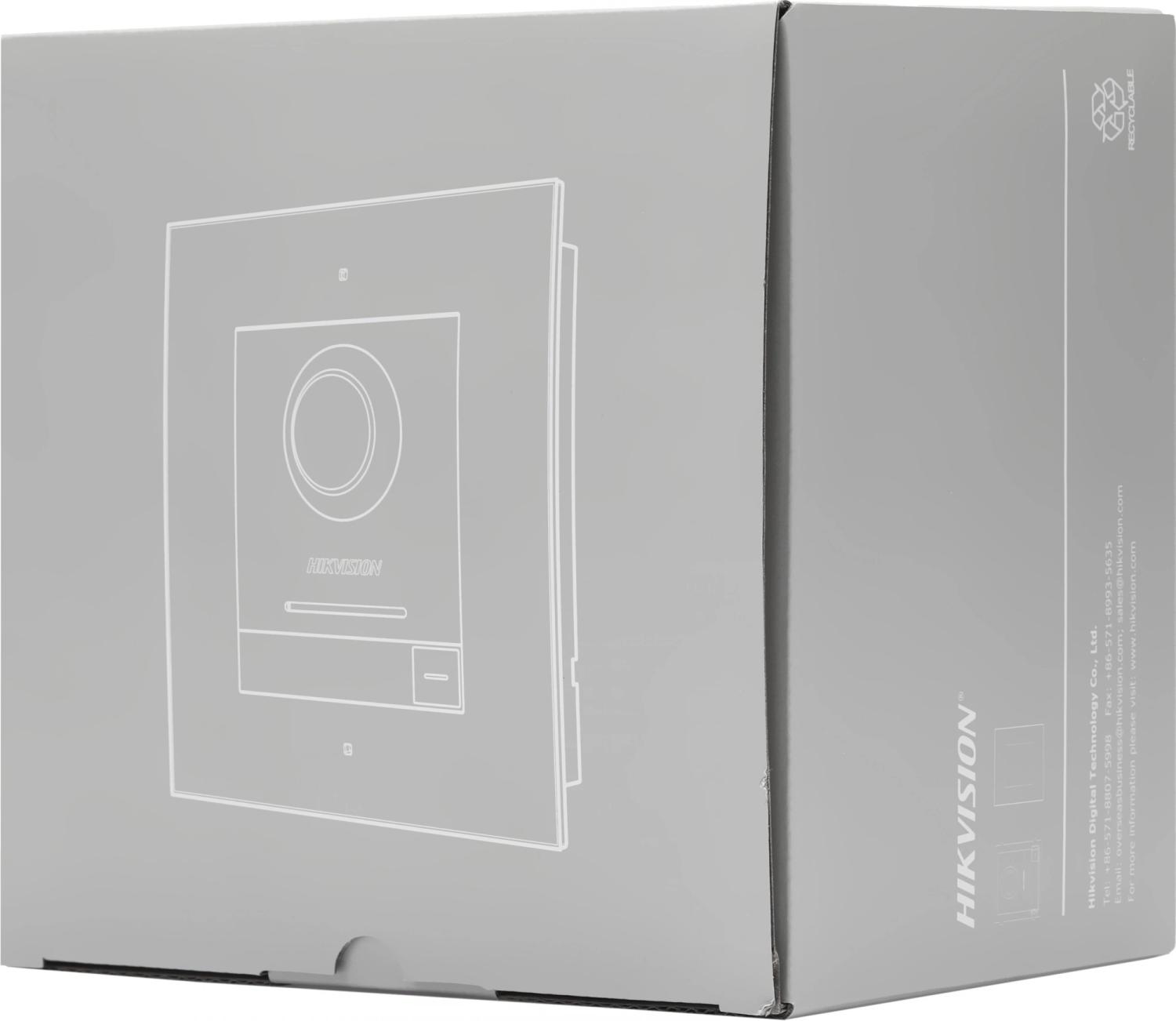 Видеопанель Hikvision DS-KD8003-IME1(B)/Flush цвет панели: черный
