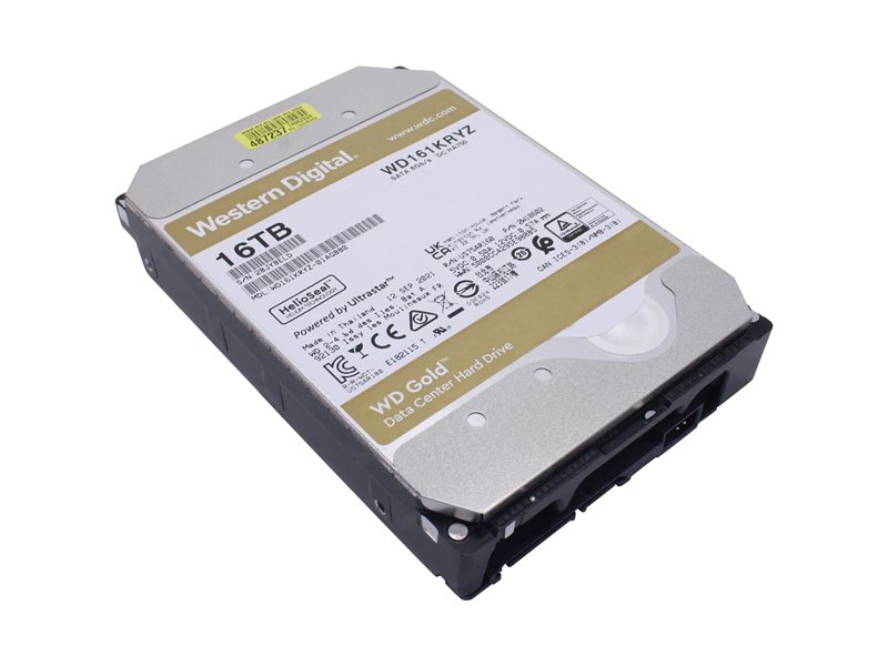 Жесткий диск/ HDD WD SATA3 16Tb Gold 7200 512mb  1 year warranty