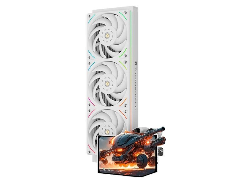 Thermalright Система водяного охлаждения Levita Vision 360 UB ARGB White / 3x120mm ARGB PWM Fans / TRLV360UBAW