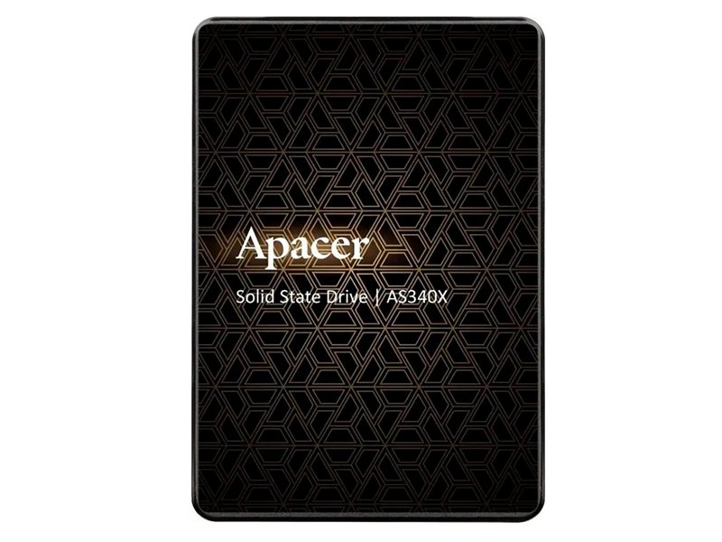 Твердотельный накопитель SSD Apacer AS340X AP120GAS340XC-1 120GB 2.5" Client SATA 6Gb/s, 550/500, IOPS 38/75K, MTBF 1.5M, 3  TLC, 70TBW, 0,53DWPD, RTL {100} (918895)