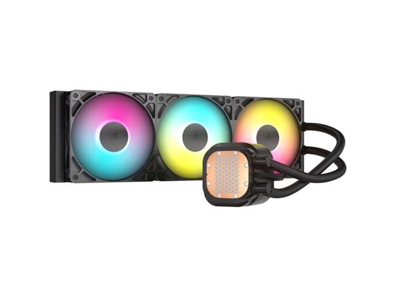 Система жидкостного охлаждения/ Water Cooling System Corsair NAUTILUS 360 ARGB (360mm, Black, ARGB/ Fans: 3x120mm, 72.8CFM, 36dBA, 1700RPM/ S: 1851, 1700, AM5, AM4)