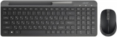 Клавиатура + мышь Acer OCC402 клав:черный мышь:черный USB беспроводная slim Multimedia (ZL.ACCCC.018)