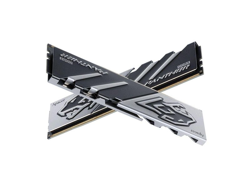 Оперативная память Apacer DDR5 16GB 6000MHz DIMM Panther Gaming Memory CL38 1.35V (Retail) 2048*8 Heat Sink (Retail) 3 years (AH5U16G60C6227BAA-1)