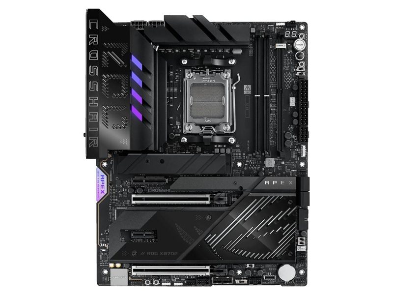Материнская плата ASUS ROG CROSSHAIR X870E APEX AM5 ATX 2xDDR5 2xPCIEx16 PCIEx4 PCIEx1 5xM.2 3xUSB-C 5GLAN Wi-Fi 7