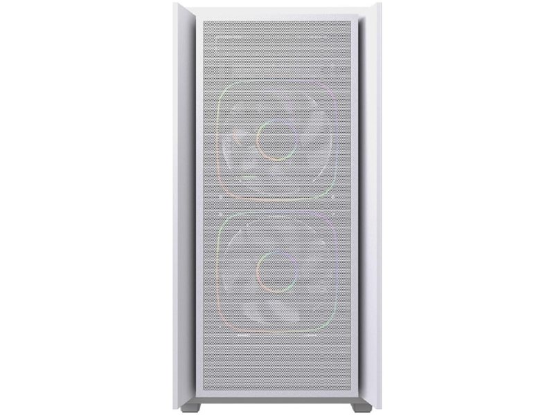 Powercase Корпус Mistral SM03 ARGB, Tempered Glass, 3x120mm ARGB PWM fans, белый, mATX (CMMSM03W-A3)