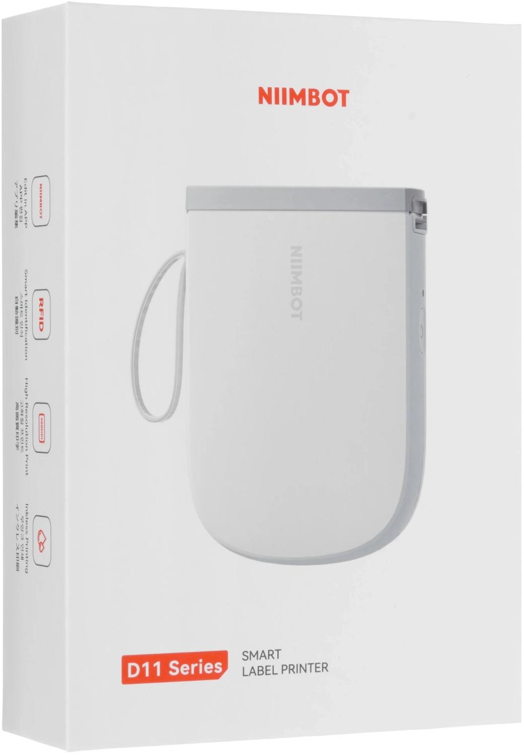Термопринтер Niimbot D11 H (1746732) 300dpi 50мм/с/USB/BT для печ.этик. черный