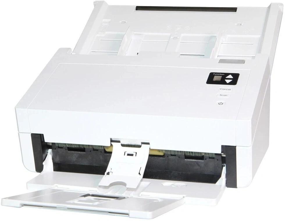 Сканер протяжный Avision AD345GL (000-1093-02G) A4 белый/черный