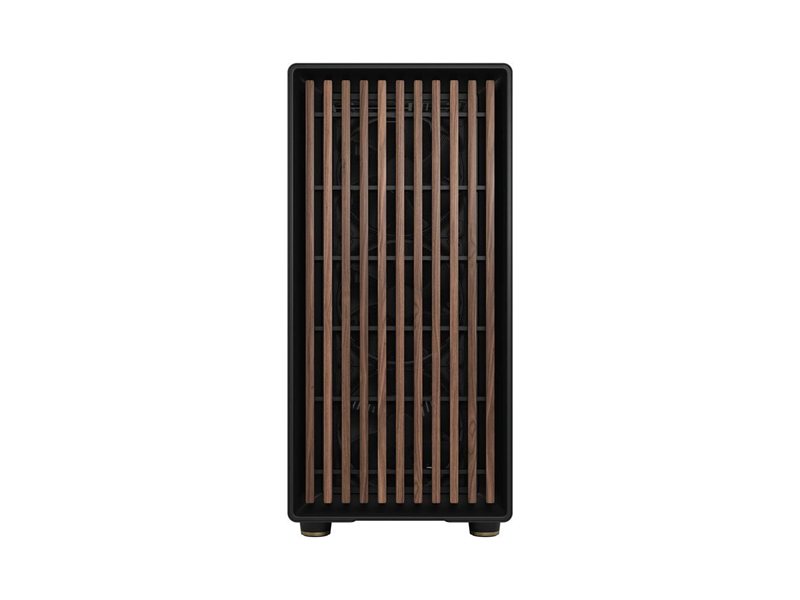 Корпус без блока питания/ Case Fractal Design North XL, Full-Tower, 3x140mm, 2xUSB-A 3.0 + 1xUSB 3.2 Type-C E-ATX, ATX, mATX, mITX Wood panel Charcoal Black