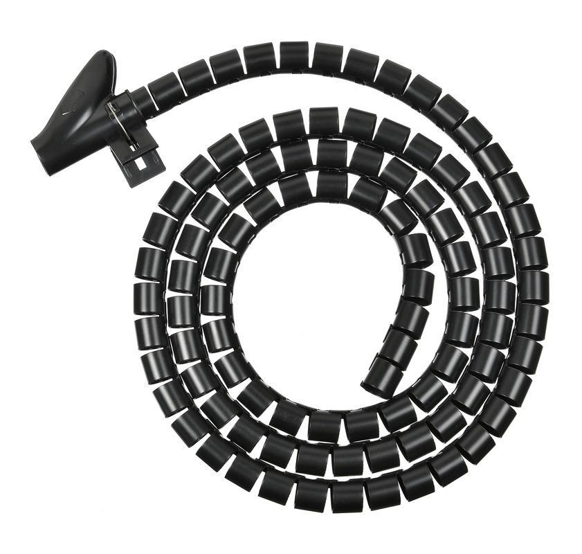 Кабельный органайзер Buro BHP CG155B Spiral Hose 15x1500mm Black