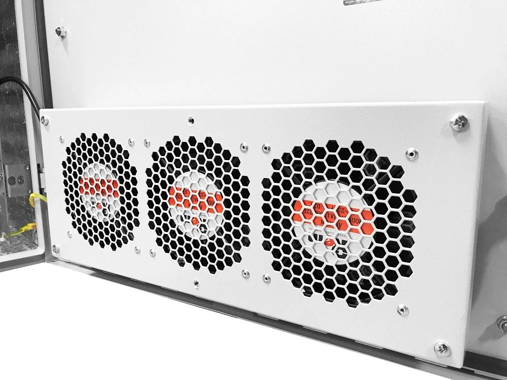 Шкаф коммутационный ЦМО (ШТВ-Н-12.6.3-4ААА-Т1) настенный 12U 620x330мм пер.дв.металл несъемн.бок.пан. 150кг серый 220мм 50кг 120град. 600мм IP54 IK10 сталь нержавеющая уличный всепогодный с вентилятором с нагревателем укомплектованный 150Вт