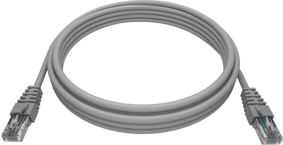 Патч-корд NTSS NTSS-PC-UTP-RJ45-6-0.5-LSZH-GY UTP RJ-45 вил.-вилка RJ-45 кат.6 0.5м серый LSZH 24AWG