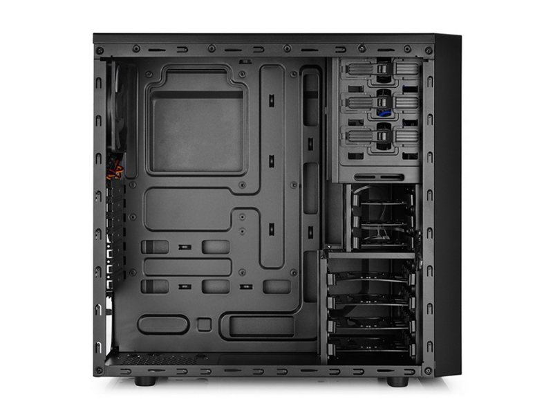 Корпус Deepcool TESSERACT BF (ATX, Black-Blue, CPU 169mm, VGA 310mm, 1 x USB3.0, 1 x USB2.0, Audio x 1, Mic x 1, «Ext. 5.25»x 2, Int. 3.5»x4, 2.5»x3, Rear fan 120mm, W/O PSU) (712220)»