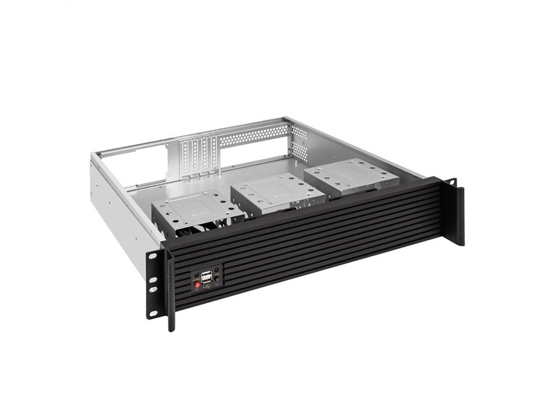 Exegate EX279419RUS Серверный корпус Exegate Pro 2U420-06 <RM 19", высота 2U, глубина 420, без БП, USB>