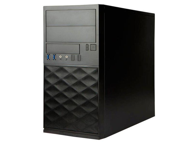 корпус Mini Tower InWin EFS052 Black 600W PM-600ATX U3*2 +A(HD)+ front fan holder+ Screwless mATX (существенное повреждение коробки)