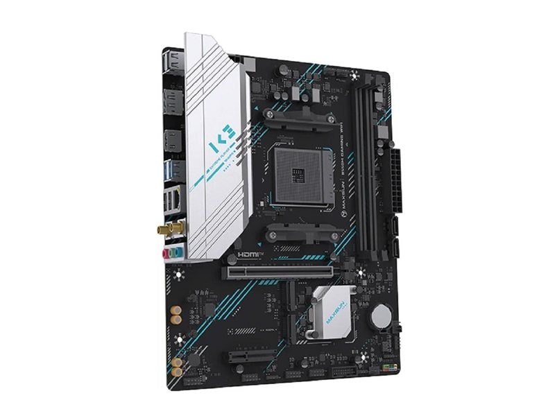 MAXSUN MS-B550M GAMING WIFI (Socket AM4, mATX, 2*DDR4, VGA/HDMI, 2*SATA3, 2*M.2, 1*PCIEx16/1*PCIEx4, 4*USB 2.0, 2*USB 3.2 Gen1, Wi-Fi 5, LAN 1*1G, RTL)
