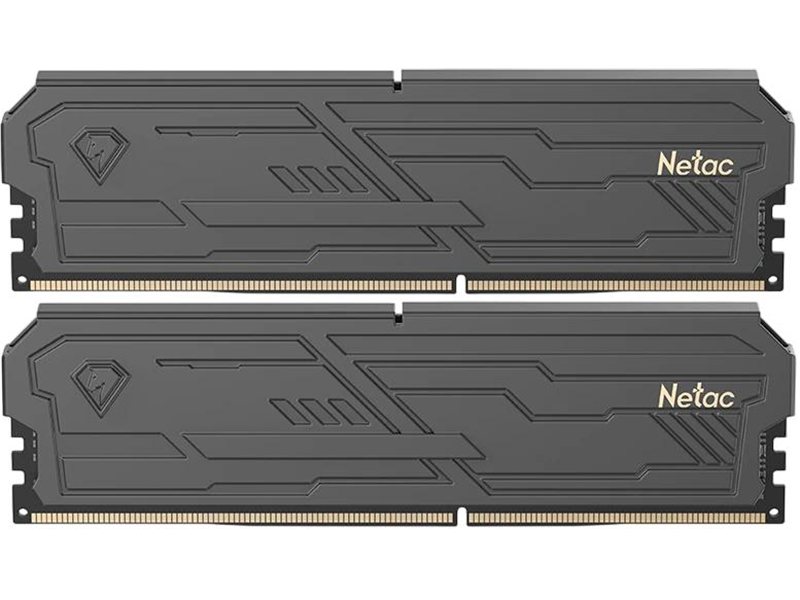 Оперативная память Netac Shadow III DDR5-6400 (PC5-51200) 32GB (2x16GB) C32 32-39-39-102 1.4V XMP Dual DIMM Black