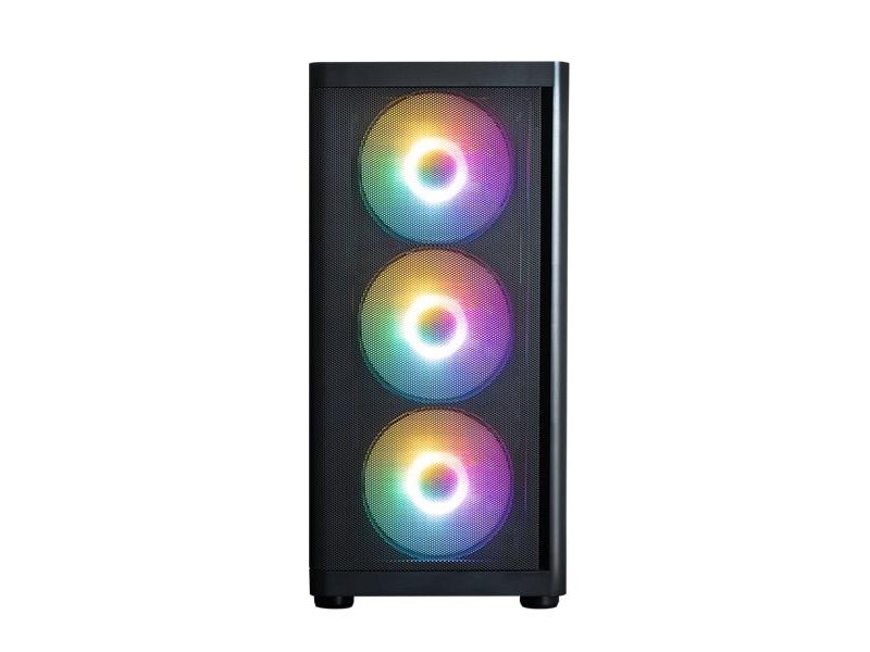 корпус ZALMAN M4 SE, MATX, BLACK, WINDOW, 1xCombo (3.5'' or 2.5''), 1x3.5", 2x2.5", 2xUSB2.0,1xUSB3.0, FRONT 3x120mm FRGB, TOP 2x120mm FRGB, REAR 1x120mm FRGB