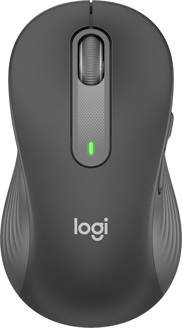 Мышь Logitech M650 Large графитовый оптическая 4000dpi silent беспров. BT/Radio USB 5but (910-006247)