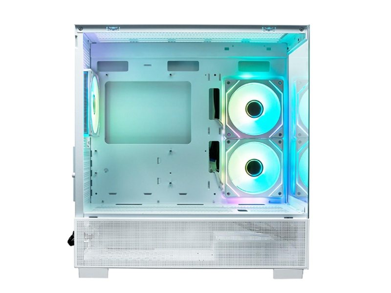XASTRA Q500M 6ARGB-C10-UC White mATX/Aquarium/Screewless/ 6x120mm ARGB PWM FM fans/Argb+PWM HUB 10port/ Type-C/ Q500M-6FM12A-C10-UC-WH