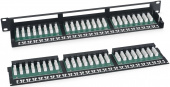 Патч-панель Cabeus PLHD-48-CAT.6-DUAL 19" 1U 48xRJ45 кат.6 UTP