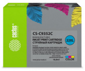 Картридж струйный Cactus CS-C9352C №22XL многоцветный (18мл) для HP DJ 3920/3940/D1360/D1460/D1470/D1560/D2330/D2360 с чипом