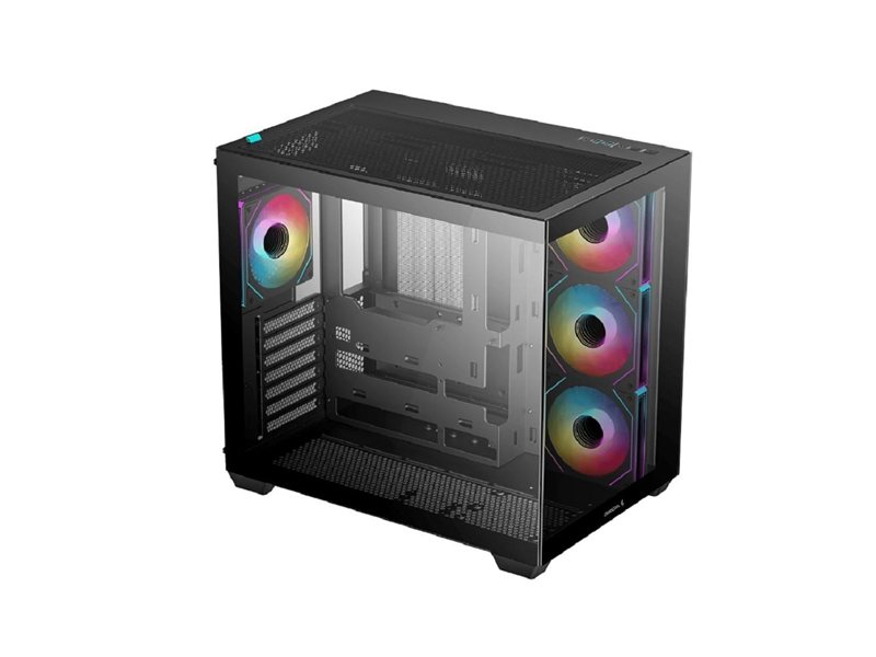 Deepcool CG530 4F black (ATX, без БП, ARGB, 2*USB3.2 Type A+USB3.2 Type-C) (R-CG530-BKADA4-G-1)