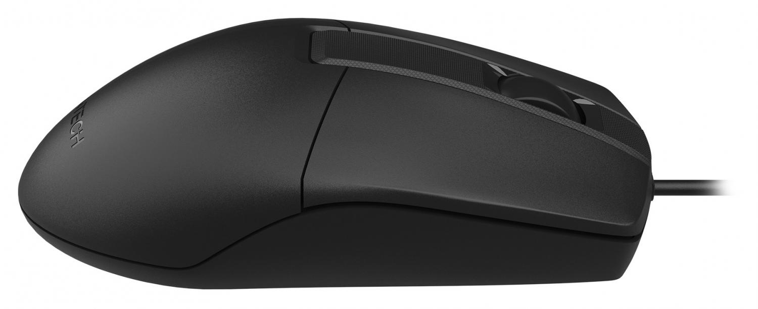 Мышь A4Tech OP-330 черный оптическая 1200dpi USB 3but (OP-330 (BLACK))