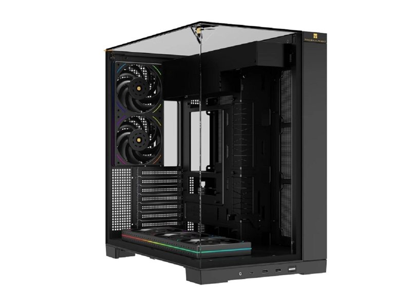Thermalright Корпус TR-A70 FanUB / Black / TG / TL-UB36R+TL-UB24 PWM Fans / USB TYPE-C / ATX  / TRA70FUBB